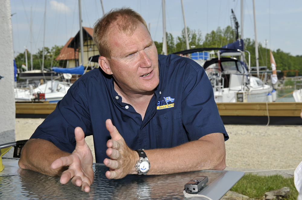 Nagy Attila, a Balatonfüredi Yacht Klub elnöke
