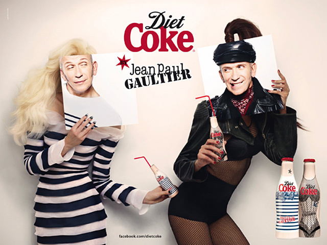 Jean Paul Gaultier a Diet Coke új kreatív igazgatója