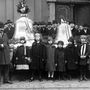 1924, Budapest, Bécsi út. Az Újlaki Római Katolikus Egyházközség híveinek adakozásából készült harangok felszentelése 1924. december 21-én Fortepan / Szelényi Pál