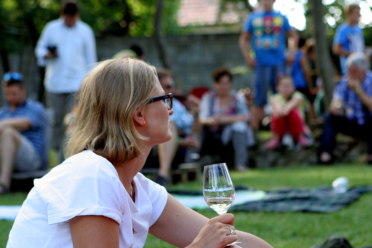 Ungváry Krisztián történész is belefogott a bor-, na meg a padlizsánkrém készítésbe 