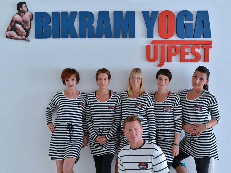 A Bikram Yoga Újpest oktatói.