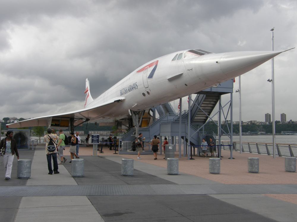 British Airways Concorde az Interpid múzeumban, New York-ban