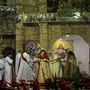 Kopt keresztények karácsonya az egyiptomi Kairóban