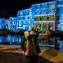 Monopoli, az olasz kikötőváros karácsonyi fényekben úszik