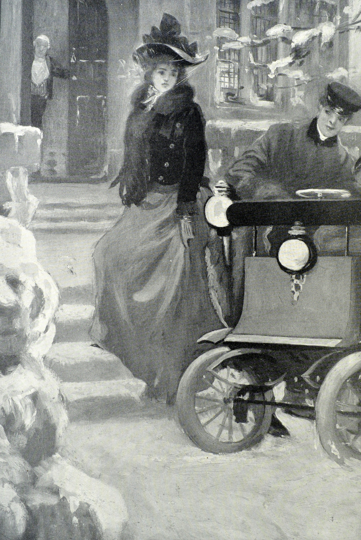 Sőt, az 1907-es 6. Nemzetközi Motor kiállítást is nővel promotálták Angliában.


