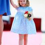 Sarolta hercegnő kislányos egyrészeseket szokott viselni a hivatalos eseményeken.