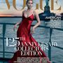Jennifer Lawrence és a Szabadság-szobor látható a Vogue 125.évfordulóját ünneplő kiadáson. A címlapot Annie Leibovitz készítette.