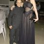 A mindig feketét viselő tervező és Stephanie Seymour modell a Guggenheim Style Event gálán.

