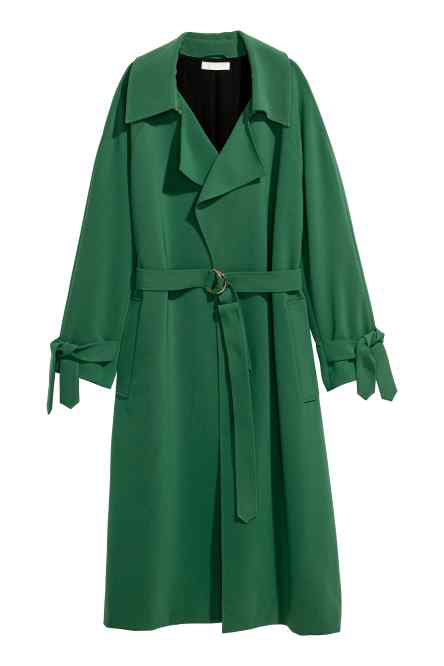 A H&M-ben 12.990 forintba kerül a burgundi színű kabát.