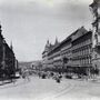 A Szent István (Lipót) körút a Nyugati tér felől nézve. A felvétel 1895 körül készült