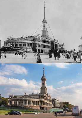A moszkvai körgyűrű 1961-ben készült el, és 108,9 kilométer hosszú. A  jeleleg négysávos autópálya Moszkva külső határát jelentette sokáig, ám azóta a város túlnőtte magát. Az első kép még 1970-ben készült, manapság sokkal nagyobb a forgalom, a dugók is mindennaposak. 