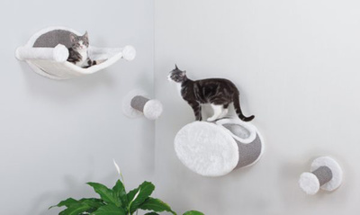 Ez a minimalista macskaágy valójában az éjjeli szekrény része. A bútorért 350 dollárt, 95.815 forintot kell fizetni az amazon.com-on.