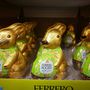 A Ferrero Rocher mókusra hajazó nyuszija több méretben is kapható. 