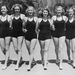 Fürdőruhás lányok 1936-ban Kaliforniában.