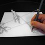 Újabb lenyűgöző 3D-s munkákra bukkantunk a napokban, melyeket ezúttal az olasz származású művész, Alessandro Diddi készít ceruzája segítségével. 