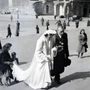 Szent István tér, a felvétel a Szent István-bazilika főbejárata előtt készült, 1946