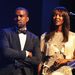 Kanye West és Naomi Campbell 2011-ben egy Aids ellenes gálán
