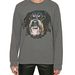 Szürke pulóver kutyával a Givenchy ’high-end streetwear’ kollekciójából.
