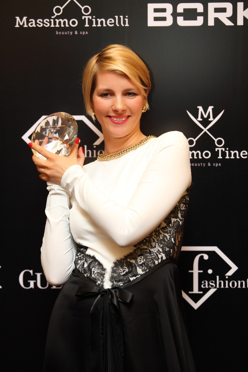 Tóth Bori új márkájával, a  Maison Marquise-el  exkluzív, luxus-darabjaival nyerte el a díjat.
