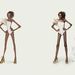 Az anorexia ellen küzdő ügynökség plakátjain két modell látható, melyből az egyik egy túlzott arányokkal megrajzolt tervezői vázlat, szokásos divatillusztráció, ami mellett sokkoló látványt nyújt a csont és bőr modell. 