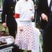 1986, Windsor, pólómeccs: Diana Mondi márkájú pöttyös szoknyában, hozzá illő pöttyös zoknival vesz részt az eseményen. 