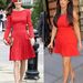 Katalin 2012 nyarán, Kardashian 2011-ben viselt vörös McQueent.