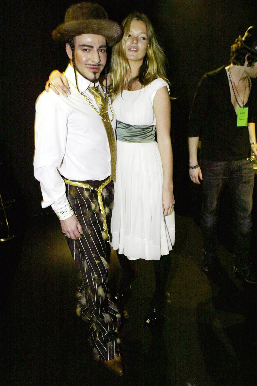 Mick Jagger lányával, a szintén modell Georgia May Jaggerrel a Rimmel év végi partiján 2013-ban.
