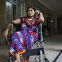 Rehana Akhter (28) túlélte az épületz összeomlását, de 2013 júliusában még kórházban lábadozott.
