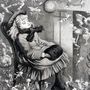 Kate Greenaway híres brit képzőművész 1871-ben kezdett karácsonyi lapokat készíteni, majd az 1870-es évek végétől inkább könyvillusztrációval foglalkozott. 