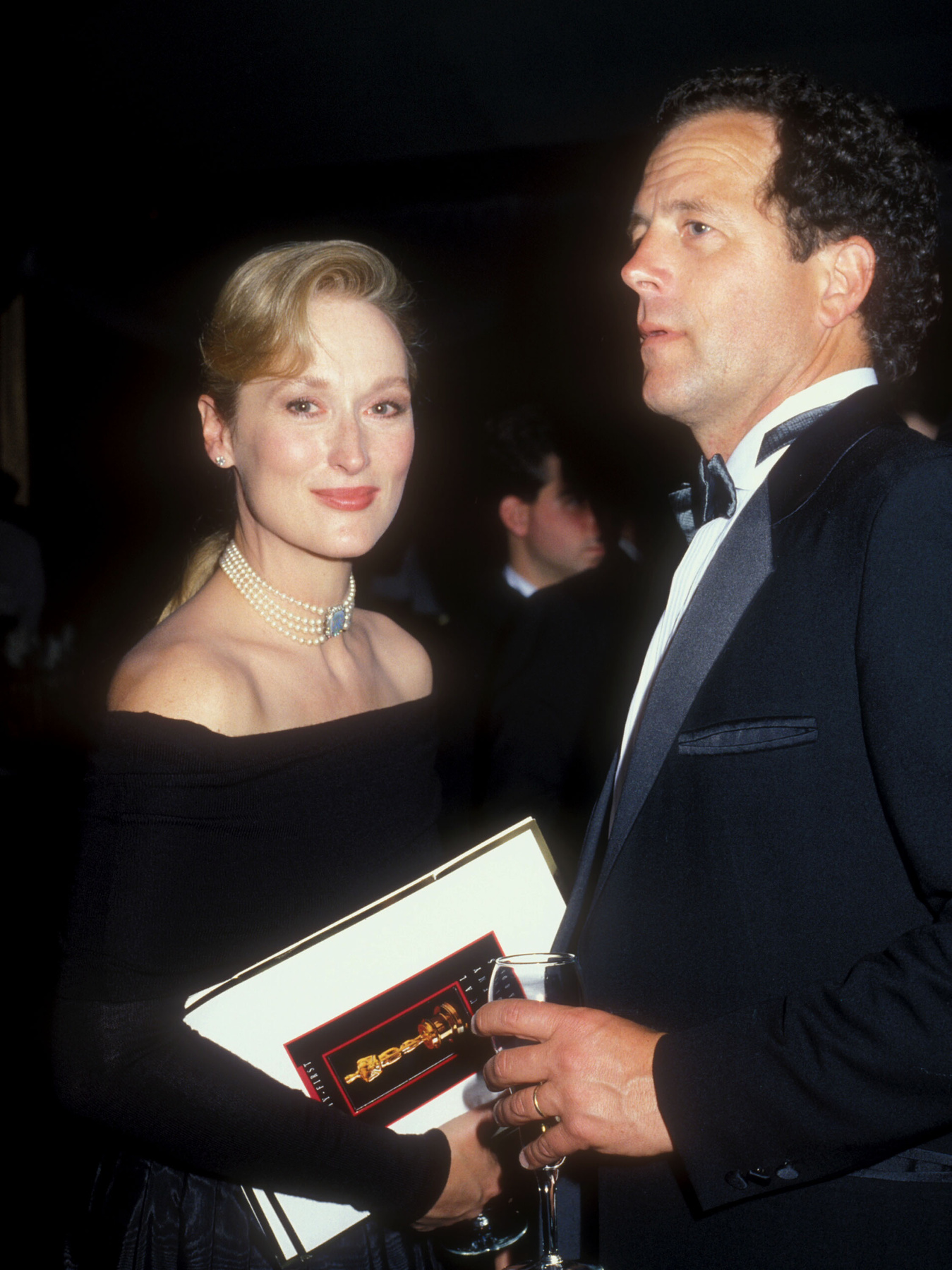 Klasszikus fekete-fehér összeállításban a 2014-es Oscar díjátadón férjével, Don Gummerrel.