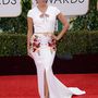 Eva Longoria a Telenovela című sorozat színésznője egy fehér, hímzett George Hobeika estélyit választott a Golden Globe-ra.