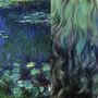 Claude Monet Tavirózsák című festménye is jól mutat a hosszú hajon.