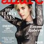 Emma Roberts fekete csipke Gucciban látható az Allure borítóján.